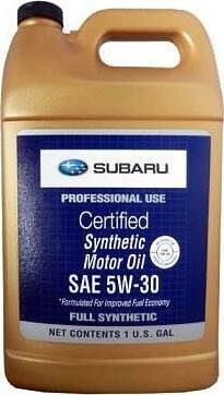 Subaru Synthetic 5W-30 3.78л