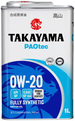 Takayama PAOtec 0W-20 1л