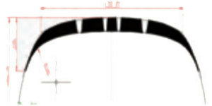 Technologie Optimierter Kronenradius