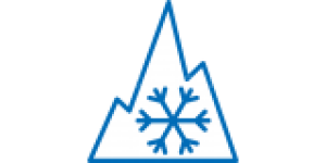 Technologie 3-Gipfel-Berg-Schneeflocke