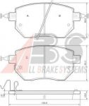 ABS 37504 Колодки перед Nissan Infinity FX35/Murano Z50 (41060CA090)