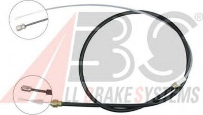 ABS K18276 Трос ручн.тормоза VW New Beetle/Golf 4/Audi A3/Skoda Octavia все 96- (K11706->K18276) (1J0609721E)