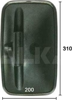 Alkar 9403544 наружное зеркало, кабина водителя на NISSAN CABSTAR E