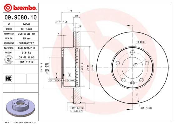 AP 24849 тормозной диск на NISSAN INTERSTAR c бортовой платформой/ходовая часть
