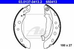 ATE 03.0137-0413.2 комплект тормозных колодок на NISSAN MICRA II (K11)
