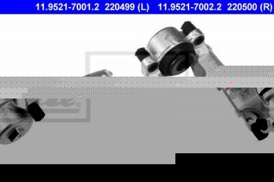 ATE 11-9521-7002-2 Торм.суппорт пер.R