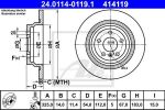 ATE 24.0114-0119.1 тормозной диск на MERCEDES-BENZ GLE (W166)