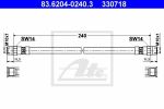 ATE 83.6204-0240.3 тормозной шланг на AUDI 100 (44, 44Q, C3)