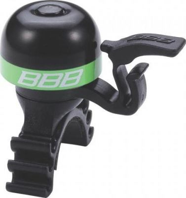 Звонок BBB MiniFit черный/зеленый (BBB-16) (б/р)