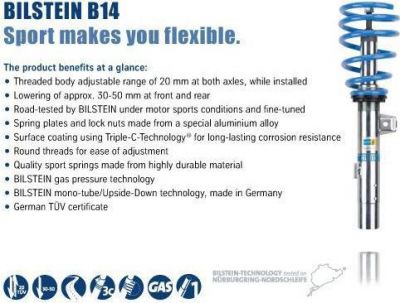 Bilstein Bil_006489 комплект ходовой части, пружины / амортизаторы на AUDI A6 Avant (4B5, C5)