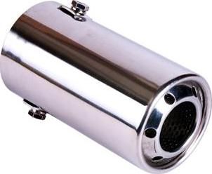 BOLK BK01407 Насадка на глушитель 63х120х63мм хром