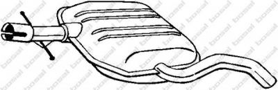 BOSAL Резонатор VW G3/VENTO 1.6/2.0 91-98 (1H0253409C, 233-689)