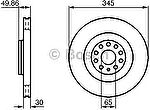 BOSCH Диск торм.пер. SKODA/VW G5/PASSAT (1K0 615 301 M, 0986479204)