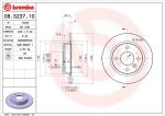 Brembo 08.5237.10 тормозной диск на VOLVO 460 L (464)