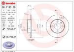 BREMBO Диск торм зад LUPO/POLO 99- (1JE 615 601, 08.7165.20)