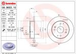 Brembo 08.9603.10 тормозной диск на ROVER 600 (RH)