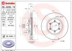 Brembo 09.A330.11 тормозной диск на SSANGYONG MUSSO (FJ)