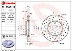 Brembo 09.B355.1X тормозной диск на OPEL ASTRA J Sports Tourer
