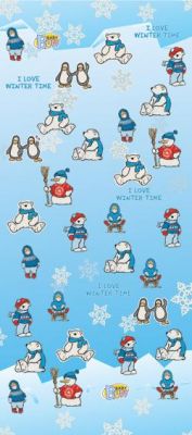 Бандана BUFF TUBULAR BABY BUFF HELLO WINTER (б/р:one size)