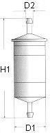 Champion L227/606 топливный фильтр на MAZDA 323 C IV (BG)