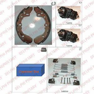 Delphi 862 комплект тормозных колодок на MAZDA 323 III (BF)