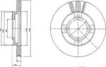 Delphi BG2564 тормозной диск на NISSAN PRAIRIE (M10, NM10)