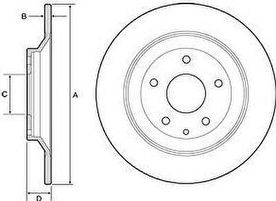 Delphi BG4567C тормозной диск на MAZDA CX-5 (KE, GH)