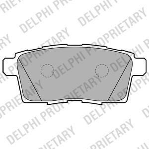 DELPHI Колодки задние MAZDA CX-7/CX-9 all 07-> (LP2052)