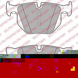 DELPHI Колодки задние X5(E70)/X6(E71) all 07-> (LP2068)