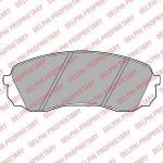 Delphi LP2094 Колодки тормозные HYUNDAI H1 02-/KIA CARNIVAL 06- передние