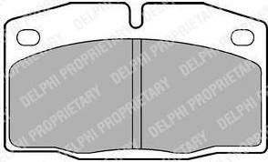 DELPHI Колодки передние DAEWOO NEXIA OP VecA 1.4 88-92 OmA 1.8 87-91 CorA (LP415) DELPHI Колодки передние DAEWOO NEXIA OP VecA 1.4 88-92 OmA 1.8 87-91 CorA (LP415)