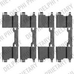 Delphi LX0502 комплектующие, колодки дискового тормоза на MERCEDES-BENZ VITO автобус (W639)