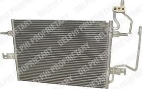 Delphi TSP0225566 конденсатор, кондиционер на OPEL MERIVA