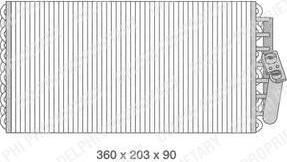 Delphi TSP0525076 испаритель, кондиционер на MERCEDES-BENZ S-CLASS (W140)