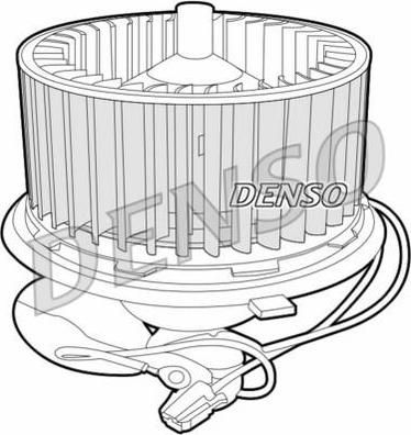 Denso DEA26001 вентилятор салона на VW POLO CLASSIC (6KV2)