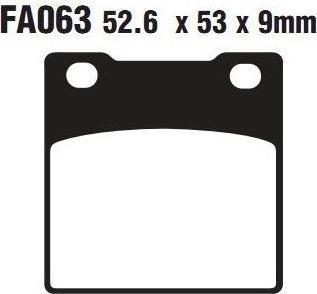 EBC FA 063 Тормозные колодки