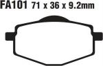EBC FA 101TT Тормозные колодки