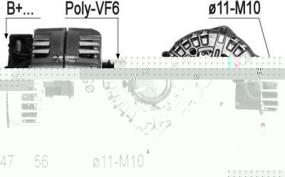Era 209315 генератор на FORD GALAXY
