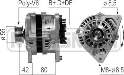 Era 210244 генератор на FORD KA (RB_)