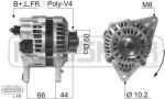 Era 210624 генератор на HYUNDAI SONATA IV (EF)