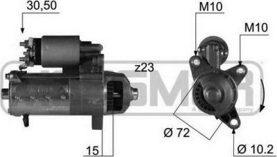 Era 220365 стартер на FORD KA (RB_)