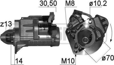 Era 220840 стартер на FORD FOCUS III Turnier