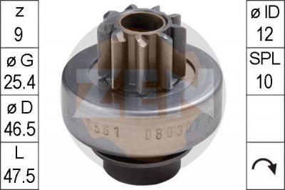 Era 225658 привод с механизмом свободного хода, стартер на FIAT ALBEA (178_)