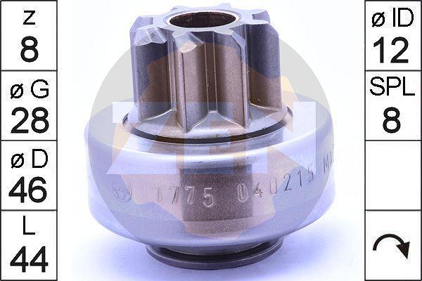Era 226100 привод с механизмом свободного хода, стартер на HYUNDAI i40 CW (VF)