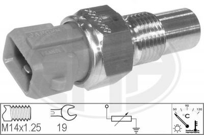 Era 330109 датчик, температура охлаждающей жидкости на PEUGEOT 306 (7B, N3, N5)