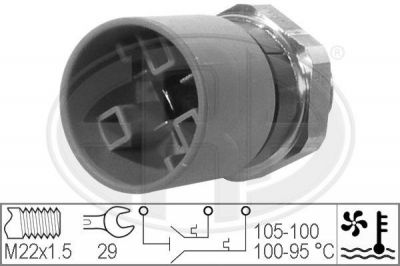 Era 330226 термовыключатель, вентилятор радиатора на OPEL VECTRA B (36_)