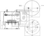 Febi 45886 кожух пневматической рессоры на RENAULT TRUCKS Magnum