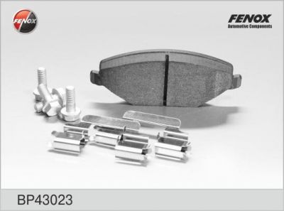 FENOX Колодки передние VW Polo Sedan 2010->/SKODA Rapid 2014-> (BP43023)