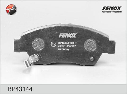 FENOX Колодки диск передние Civic V-VI-VII BP43144 (BP43144)