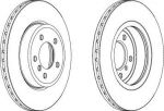 Ferodo DDF1174C тормозной диск на 3 кабрио (E46)